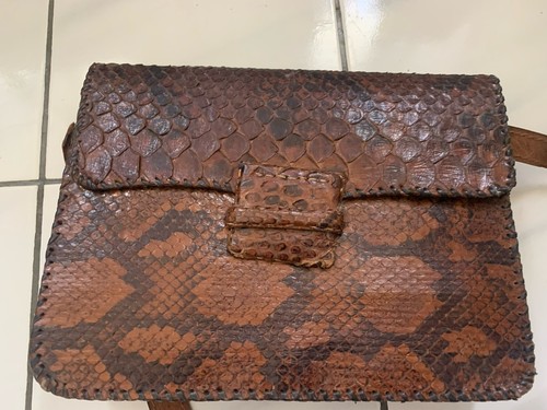 Sac main ancien cuir - sac, en