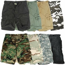 Mil-Tec BDU Bermuda RipStop Lavé XS-3XL 8 Couleurs US ARMY Cargo Shorts Court