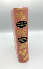 Livre ancien illustré Mémoires d’Outre-Tombe T1 Chateaubriand Jean Bonnot 1967