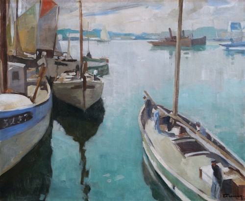 Marine framed painting