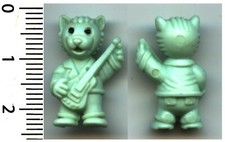 Mini figurine plastique : chat