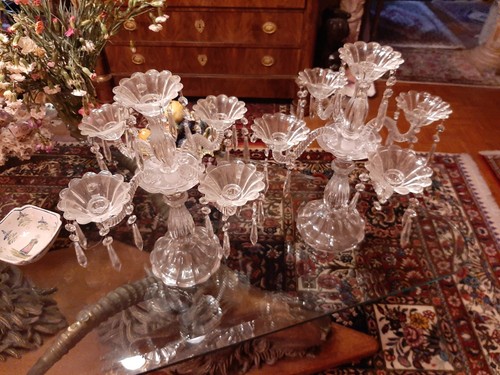 Paire chandeliers en - paire, de