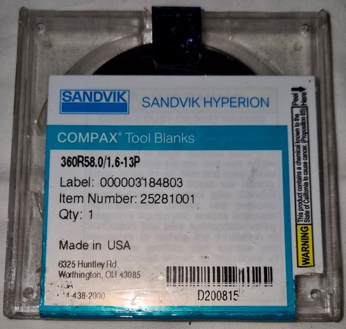 Sandvik 360r58 6 - sandvik, 360r58.0/1.6-13p
