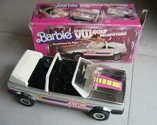 voiture cabriolet VW Golf Poupée BARBIE MATTEL Vintage 1981 Italy 7873 + boite