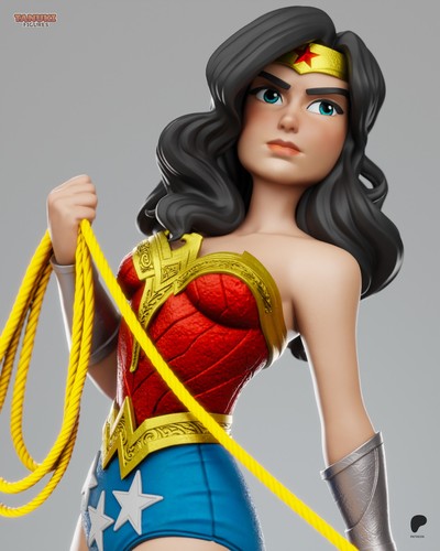 Figura wonder woman toon - wonder,