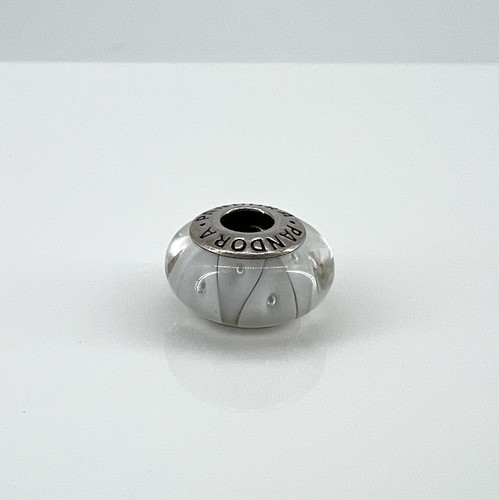 Charm pandora murano - pandora, blanc