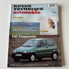 Revue Technique Automobile Fiat Cinquecento N°571 Mars 1995
