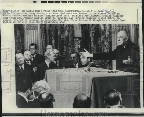 1968 press photo french - 1968,