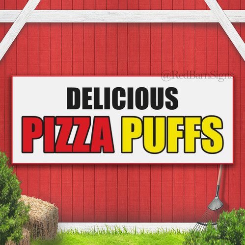 Delicious pizza puffs food - pizza,
