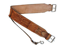 Sangle En Cuir Western Pour Selle, Ranch, Course De Baril, Sangles De Sentier