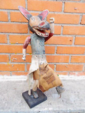 Poupée Kachina , style Hopi , " Esprit du Loup Danseur " , 49 cm
