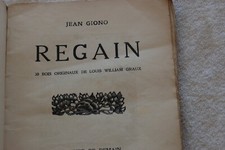 REGAIN - JEAN GIONO 30 BOIS