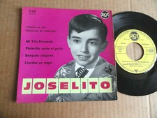DISQUE 45T CHANSONS DU FILM " ESCUCHA MI CANCION " PAR JOSELITO 