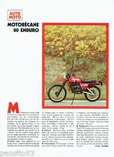 PUBLICITE ADVERTISING 115  1976  La Motobécane 80 enduro