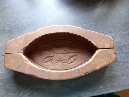 Ancien moule beurre bois - ancien, a