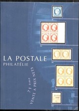 beau ancien catalogue timbres vente prix la postale philatélie