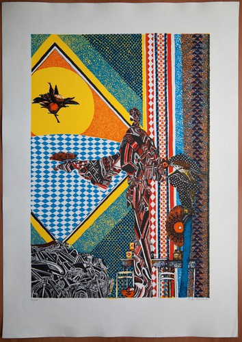 Serge stéphanie litho signée - serge,