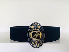 Ceinture high waist en cuir