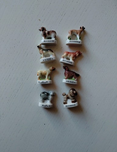 Lot fèves animaux chiens - 8,