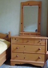 Commode 3 tiroirs Gauthier bois naturel