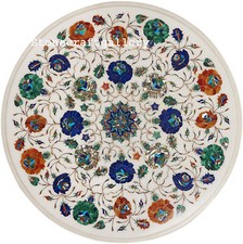 Marbre blanc table top - marbre,