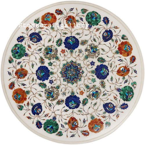 Marbre blanc table top - ",