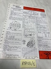 Fiche technique automobile Lancia Beta 1300 édition 78