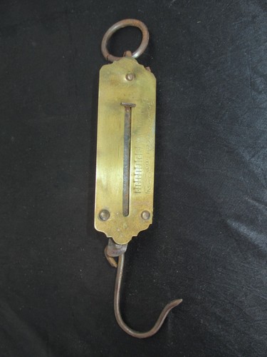 Ancien peson laiton 12kg - peson,