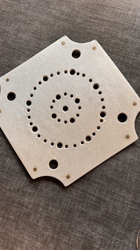 Dessous plat carré - plat,