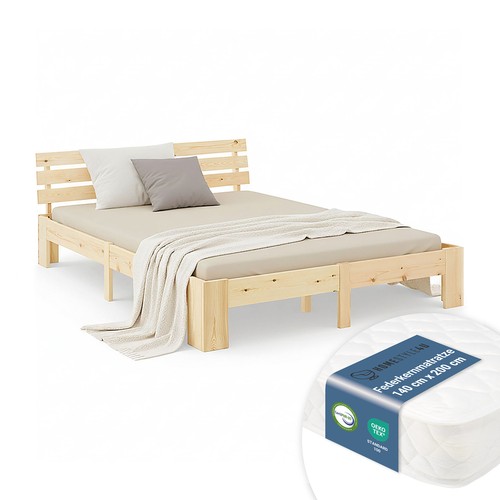 Cadre lit 140x200 - en, bois