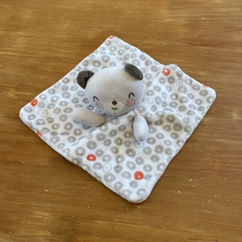 Doudou plat panda ours rond - doudou,