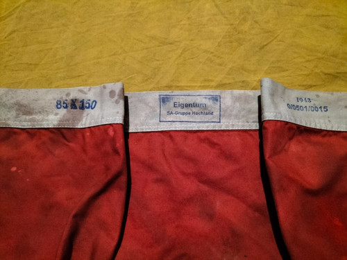 Bannière allemande avant et - bannière,