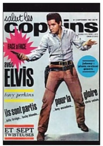 Elvis presley carte postale - elvis,