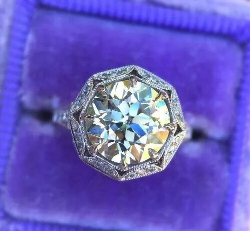 Bague fiançailles 75 ct - bague,