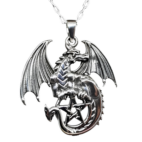 Collier pendentif pentacle