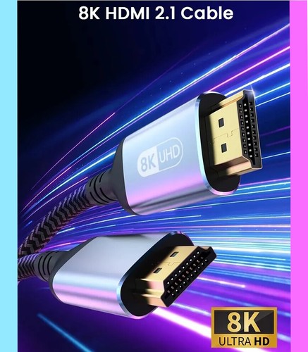 Cable hdmi hdr 1 tv - 8k, 2.1