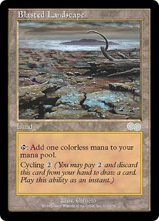 Magic mtg blasted landscape - mtg,