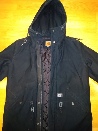 Carhartt clash parka black - clash,