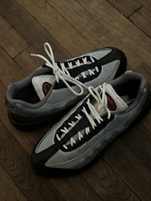 Nike Air Max 95 Baskets pour Homme - Gris Ciment/rouge , EU 42