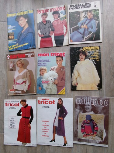 Lot explications tricots - lot,