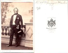 Mayer Brothers, London, le prince de Gonzaga Mantua, circa 1860 Vintage CDV albu