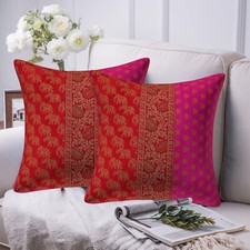 Housse de coussin éléphant