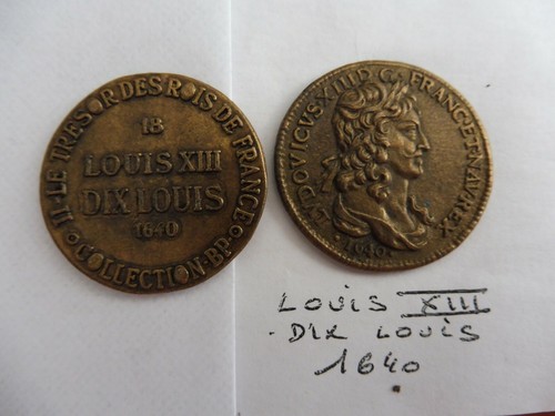 Superbe jeton louis - xiii, dix