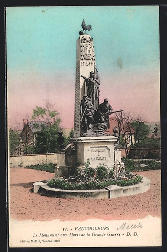Cpa vaucouleurs monument - le,