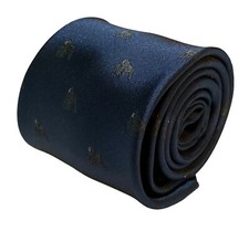 Frederick Thomas Designer Men-S Cravate Bleu Foncé Marine Jungle Gorille Vtt