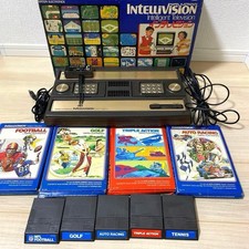 Console BANDAI Mattel Electronics Intellivision avec soft set of 5 from jp junk