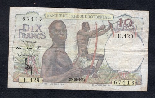 Francs afrique occidentale - francs,