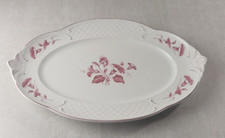 Ancien plat de service, décor