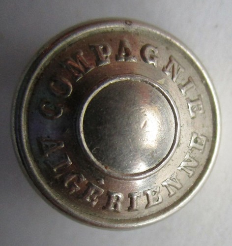 Rare bouton métal argenté - bouton,