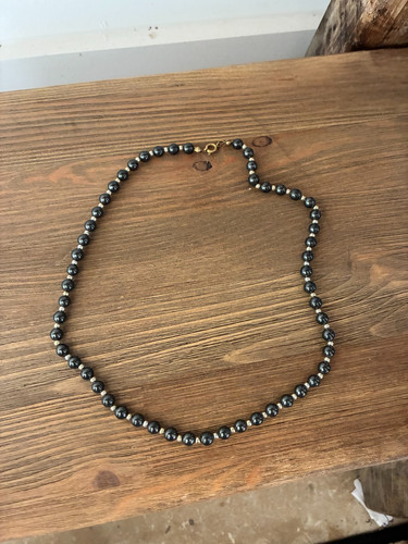 Ancien collier hématite - ancien, en